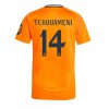 Real Madrid Aurelien Tchouameni #14 Bortedrakt 2024-25 Kortermet